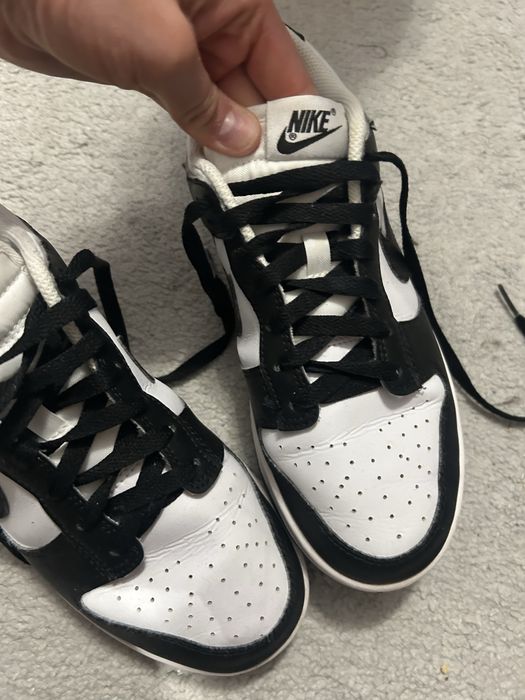 Nike panda sneackersy czarno białe