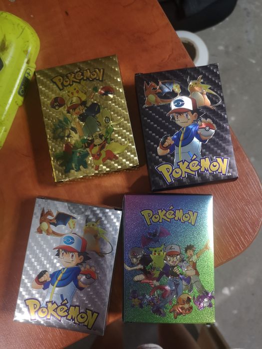 4 zestawy kart pokemon