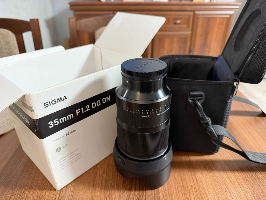 Sigma 35 mm F1.2 DG DN Art L-Mount – stan bardzo dobry, komplet