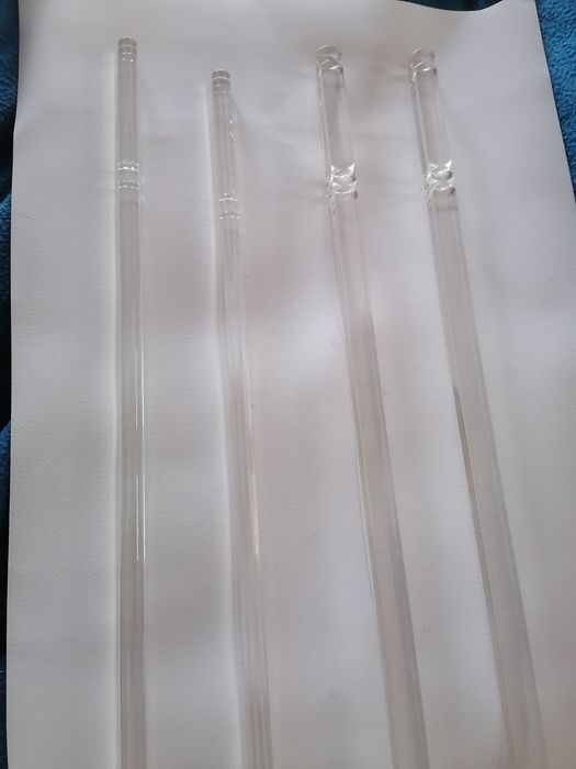 Suportes para cortinados em acrílico