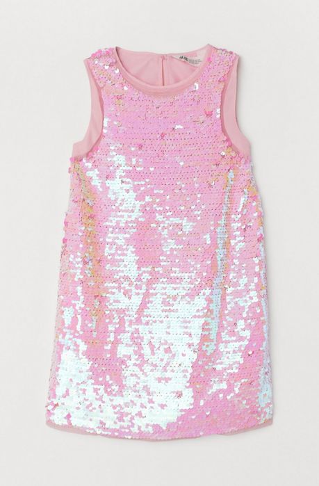 Сукня, плаття святкове в паєтки, плаття на дівчинку 8-9 років, H&M