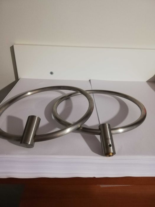 Toalheiros de Bidé em aço escovado como novos