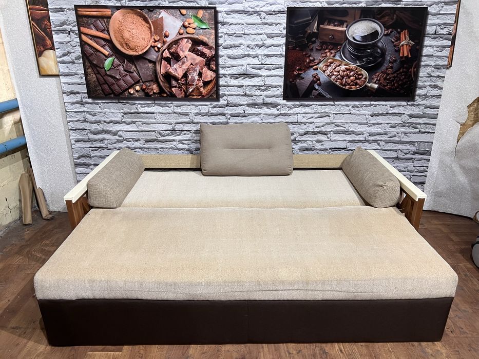 Диван Евро-Книга / Раскладной / Состояние Отличное / Доставка