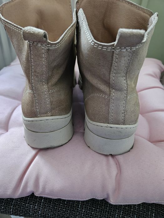 Buty botki skórzane skóra Kati Comfort 40
