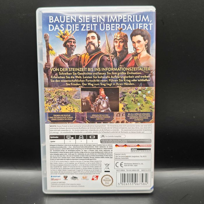 Sid Meiers Civilization VI Nintendo Switch