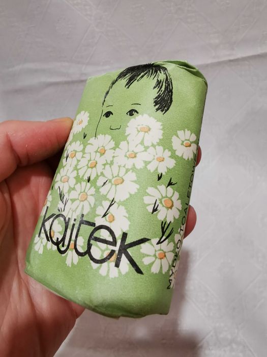 Stare zabytkowe mydło z czasów PRL Kajtek