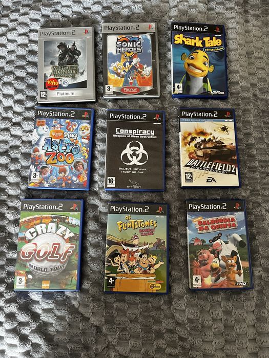 Jogos variados playstation 2