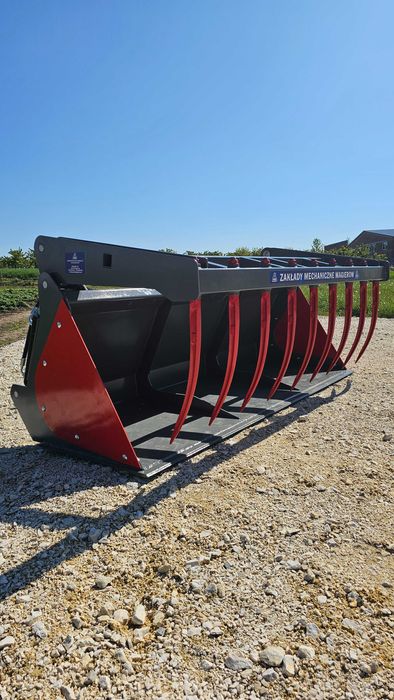 Łyżko krokodyl 2m mocowanie Euro SMS do kiszonki obornika