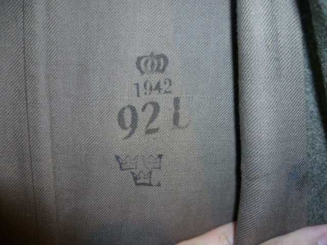 Płaszcz polowy wojskowy 1942 Szwecja