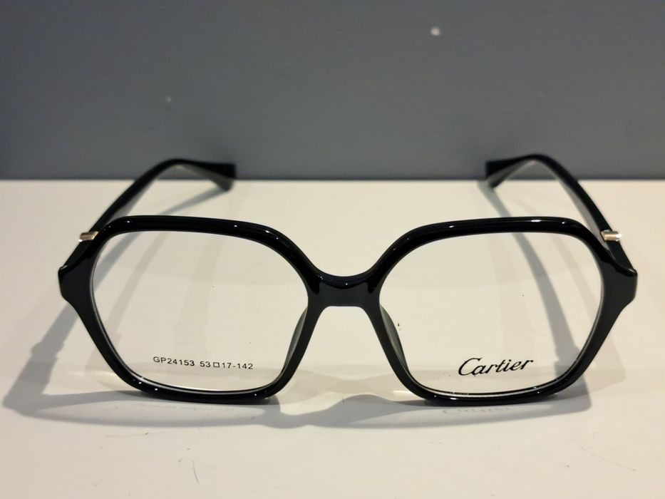 CARTIER damskie nowe czarne oprawki okulary korekcyjne