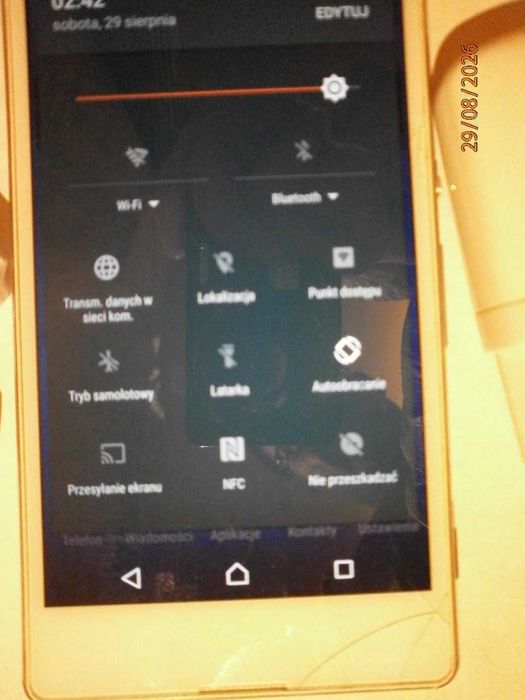 Smartfon Sony Xperia M5 E5603 3/16GB Biały Komplet.
