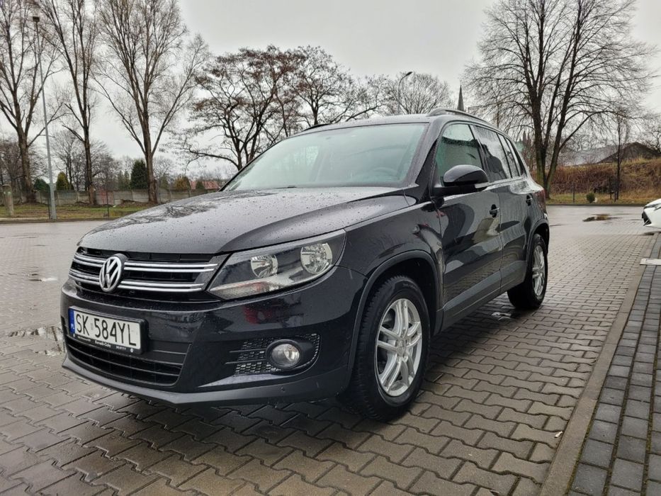 Volkswagen Tiguan Salon Polska 1.4 benzyna gaz Podgrzewane fotele