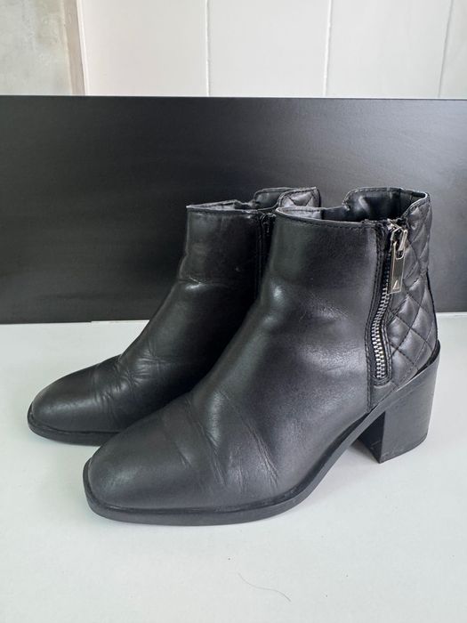 Botas em pele, pretas, 36, ALDO