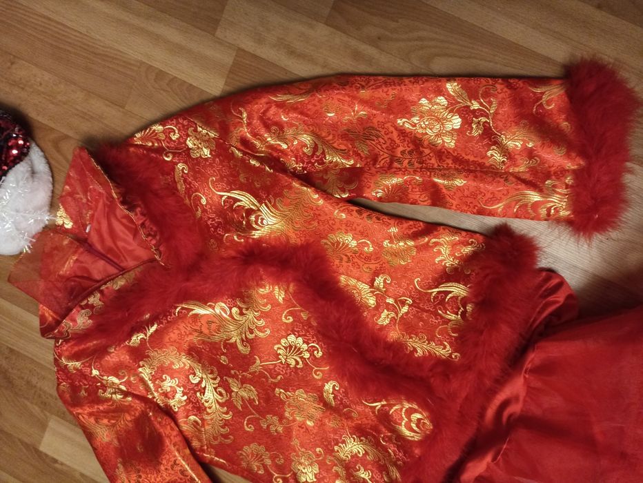 Карнавальный костюм Снегурочка,Помощница Санты, размер 48