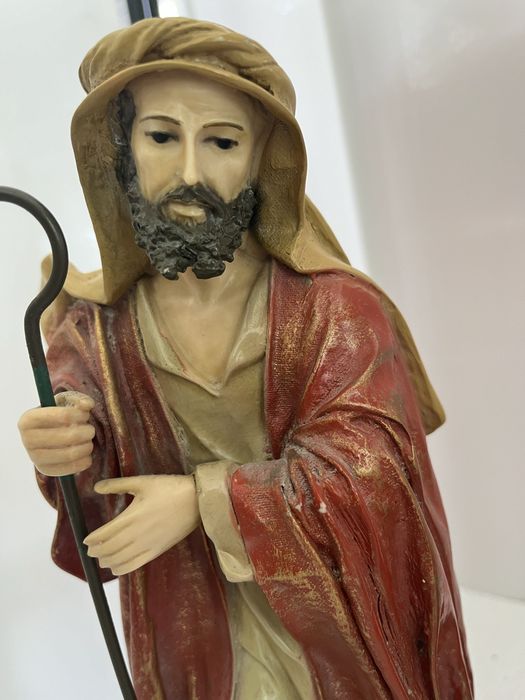 Arte Sacra - Estatuetas de S. José e Virgem Maria.