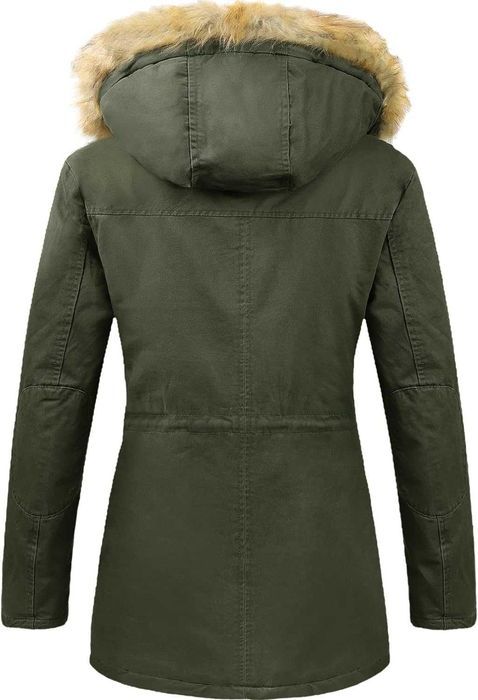 Nowa kurtka damska / parka zimowa / płaszcz / zielony "M" !2282!