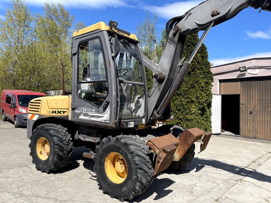Mecalac 12 MXT 2008r | Widły + łyżki 3x, Krokodyl, skarpowa x2