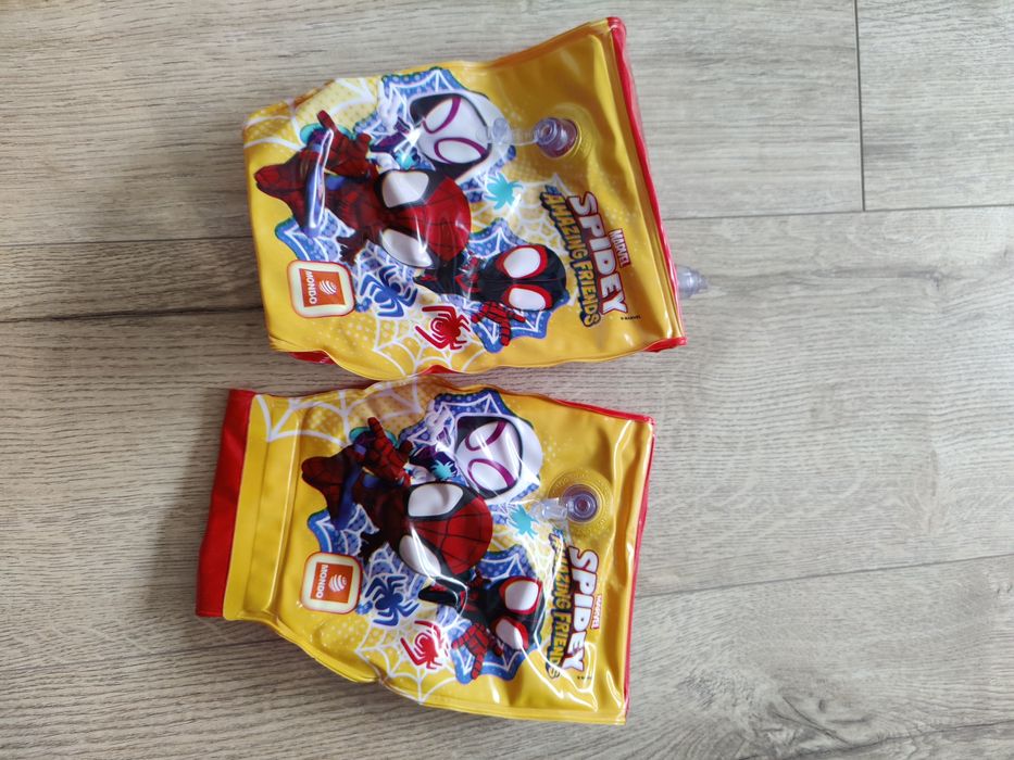 Rękawki do pływania skrzydełka spider man 15-30kg 2-6 lat