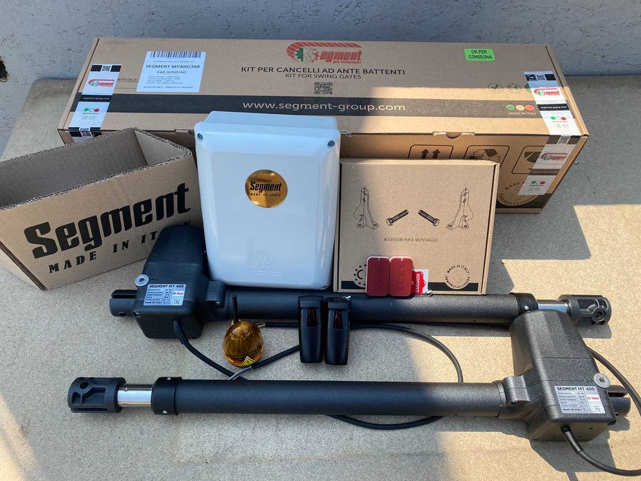 Электрические ворота, Автоматика для распашных ворот наружу, Привод