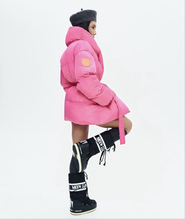 Жіноча зимова куртка рожевого кольору