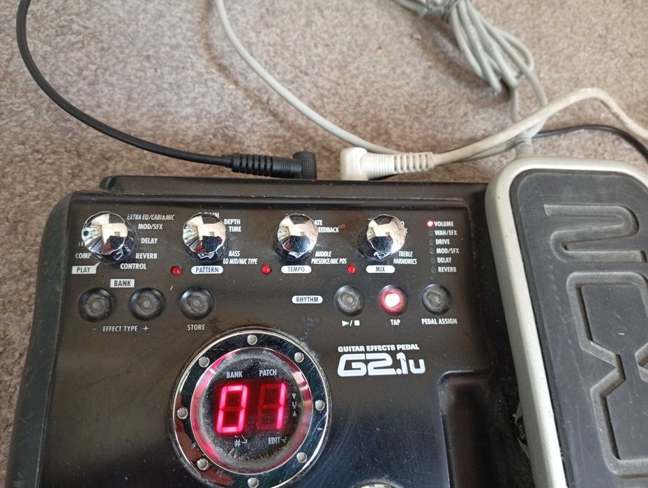 Multiefekt zoom g21u gitara elektryczna