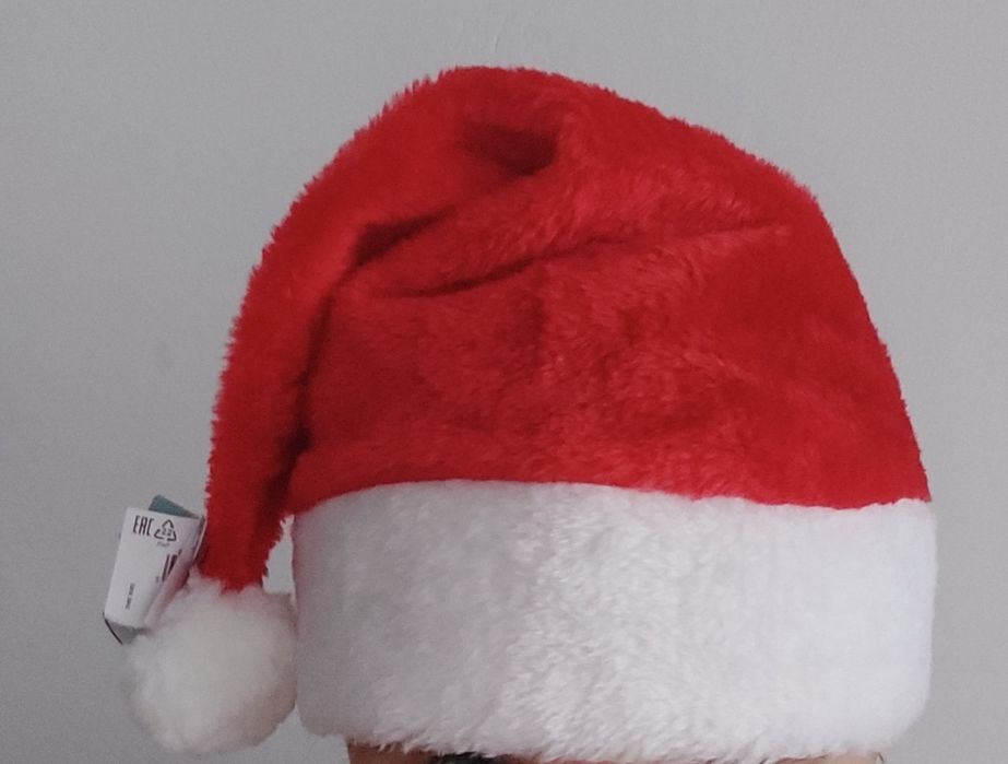 Czapka świąteczna mikołajowa czerwona