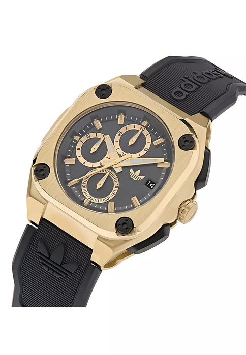 Лімітований годинник Adidas one Chrono золотий дуже гарні