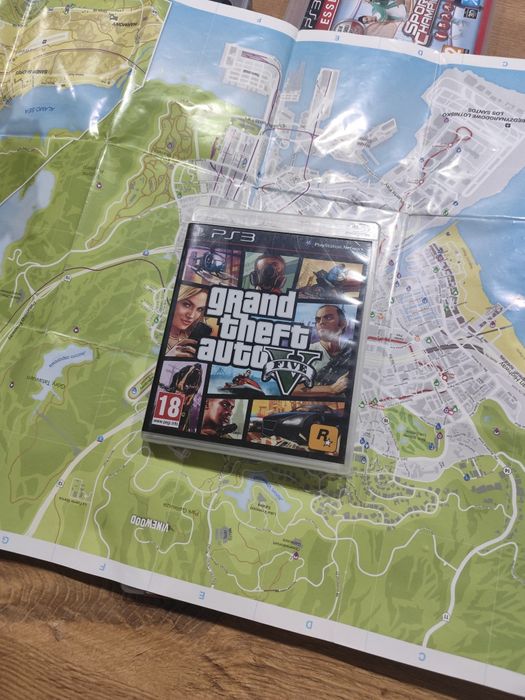 GTA V PlayStation 3. Ps3 GTA 5 + mapa