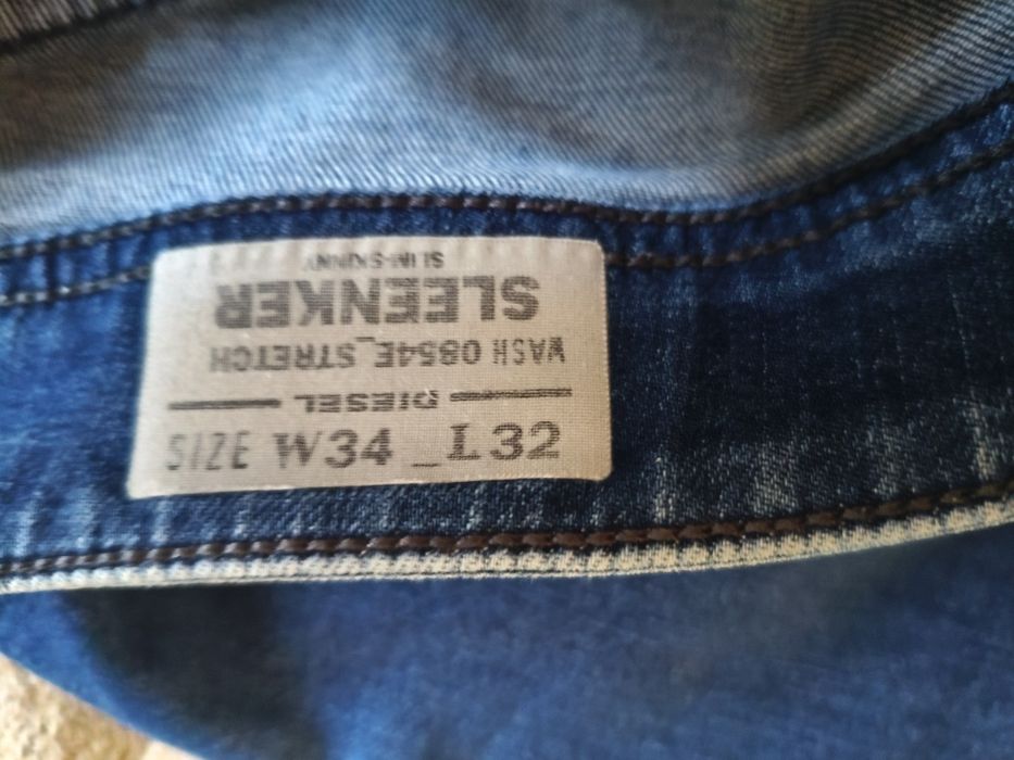 Джинси Diesel Sleenker Slim-Skinny W34 L32 Оригінал