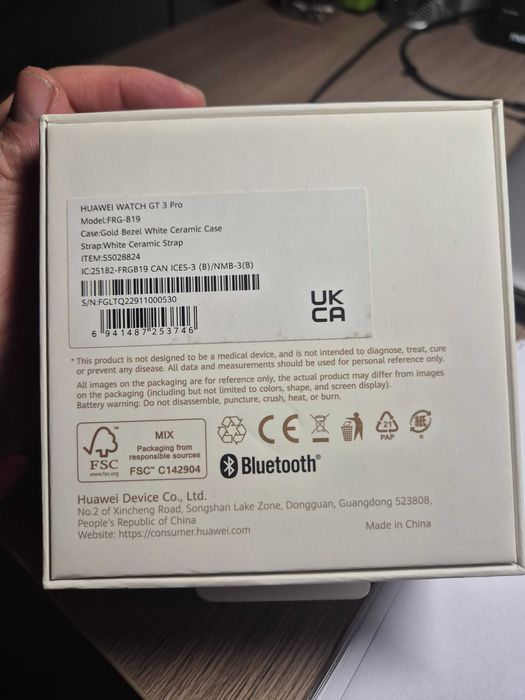 Smartwatch GPS HUAWEI Watch GT 3 Pro 43 mm Elegant