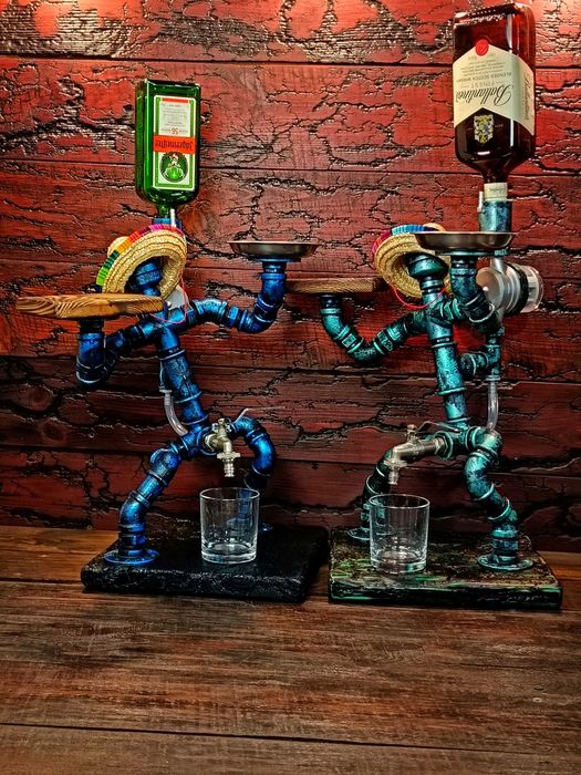 Stojak pod alkohol, nalewak, dozownik do alkoholu "Amigo" z licznikiem