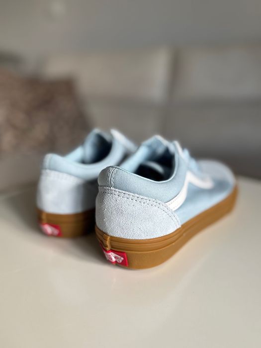 Nowe niskie trampki Vans Old Skool 37 - 23,5 cm błękitne / niebieskie
