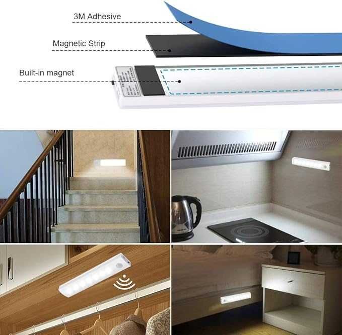 Vicloon Lampka LED z czujnikiem światła