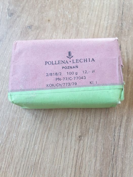 Mydło toaletowe lawendowe  wyborowe Pollena Lechia PRL lata 70 80 -te