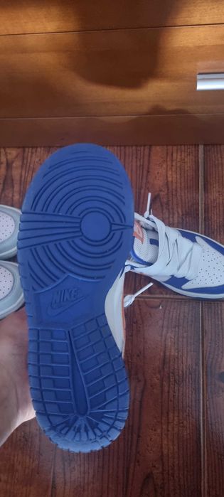 Dunk Azul e laranja