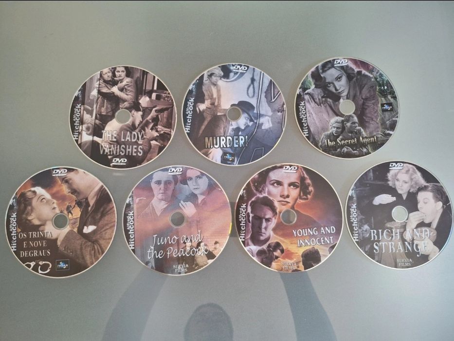 Pack 7 Filmes DVD Alfred Hitchcock