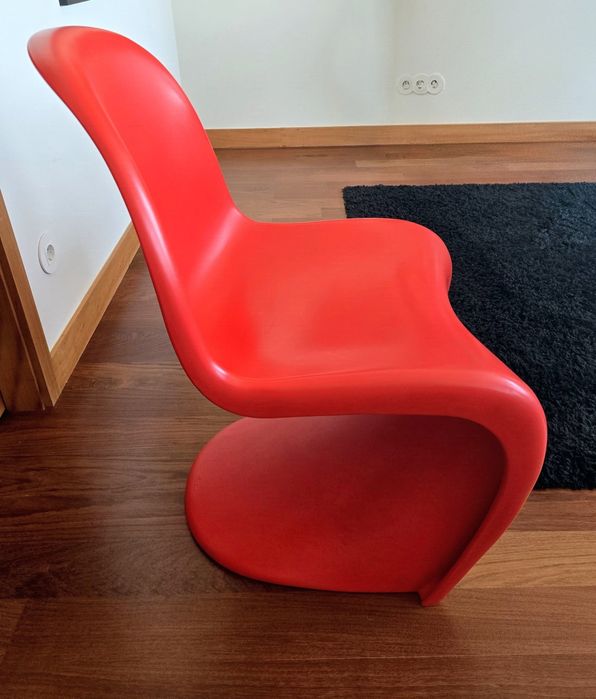 Cadeira Vitra Panton Chair Original - vermelha