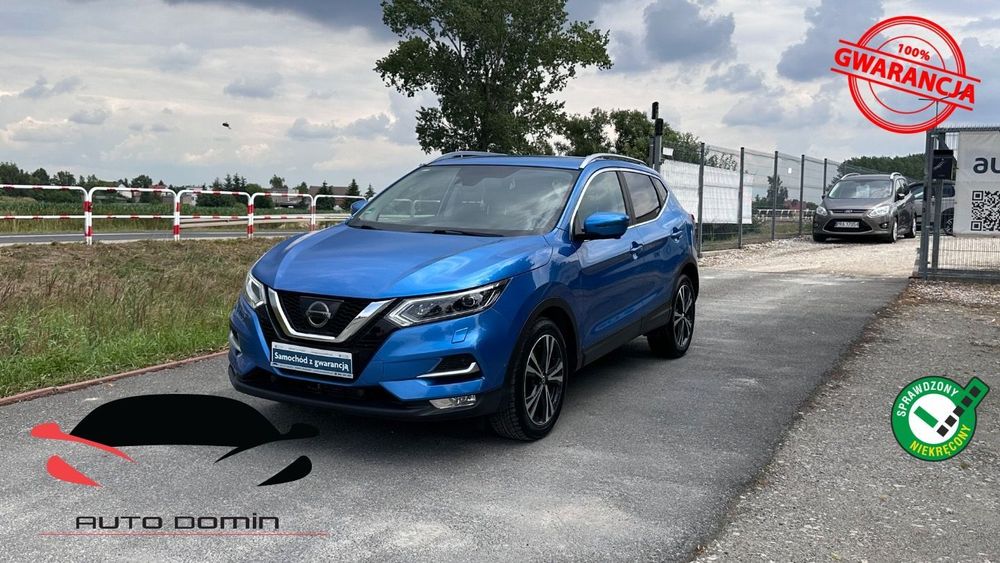 Nissan Qashqai Raty Automat kamery360 Navi Xenon Led Półskóra Key les go Gwarancja