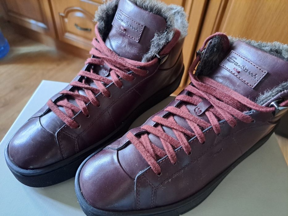 Кеди утеплені Santoni