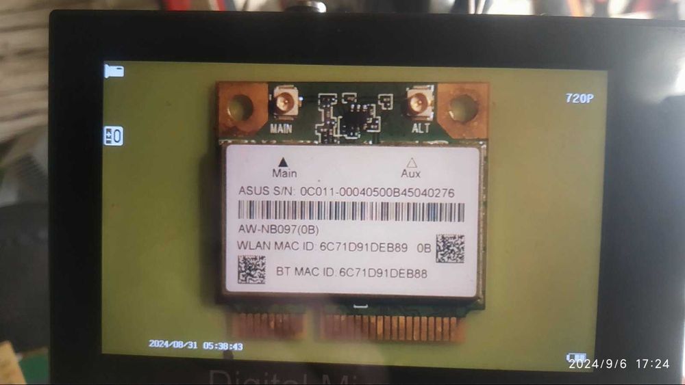 WiFi для ноутбука AW-NB097H.Модель-AR5B225