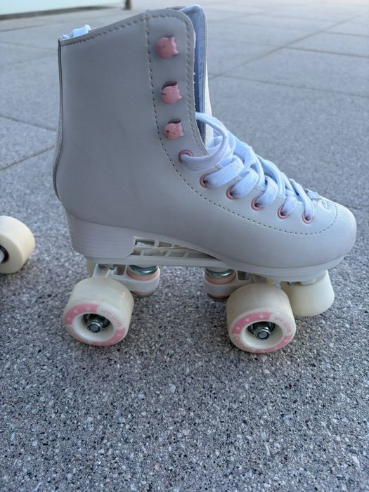 Patins de Patinagem Artística - Oxelo brancos 35