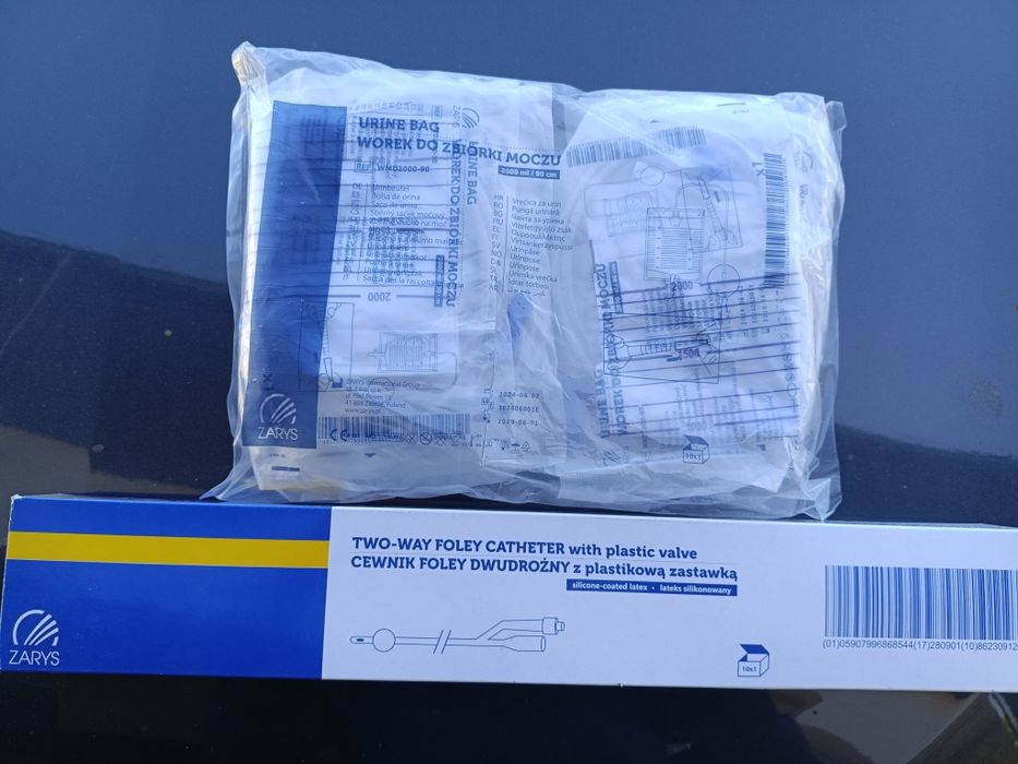 Worki na mocz i cewnik dwudrożny