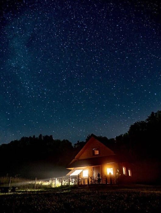 Drewniany domek na odludziu  Domki z Bali Ciche Marzenie Bieszczady