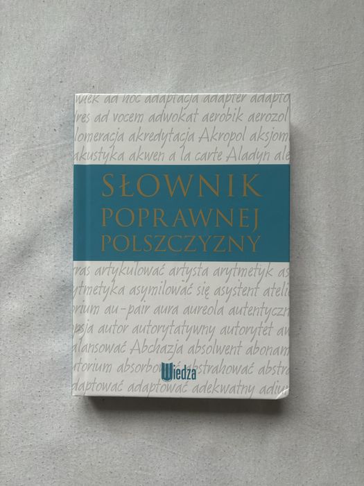 Słownik poprawnej polszczyzny Wiedza