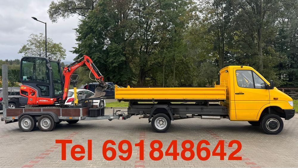 Usługi minikoparką i transportowe do 3,5 t