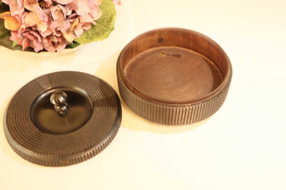 Magnífica caixa em pau santo