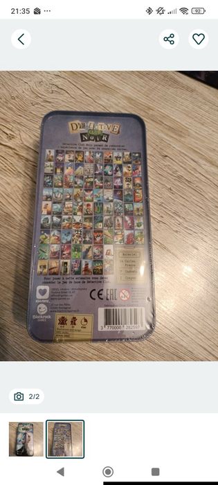 Klub Detektywów Noir gra planszowa NOWA FOLIA