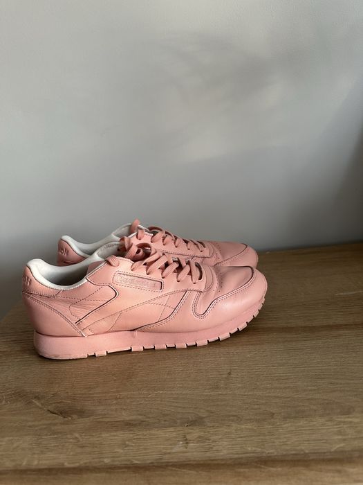 Reebok sneakersy adidasy Classic Leather Pastels Platina Pink White 40