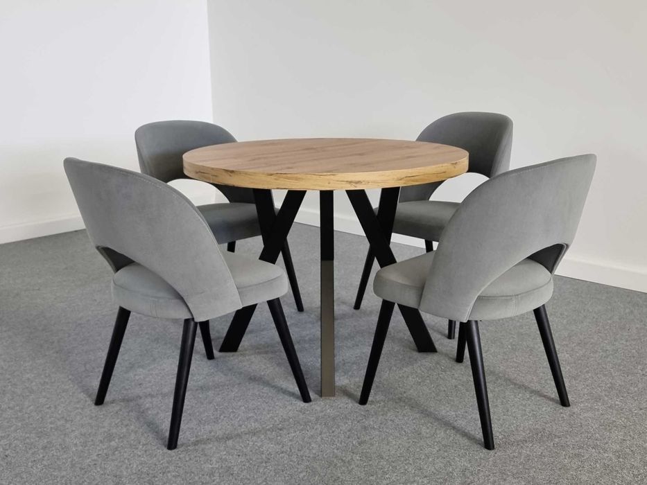 Krzesła do jadalni salonu wygodne mocne nowe Producent