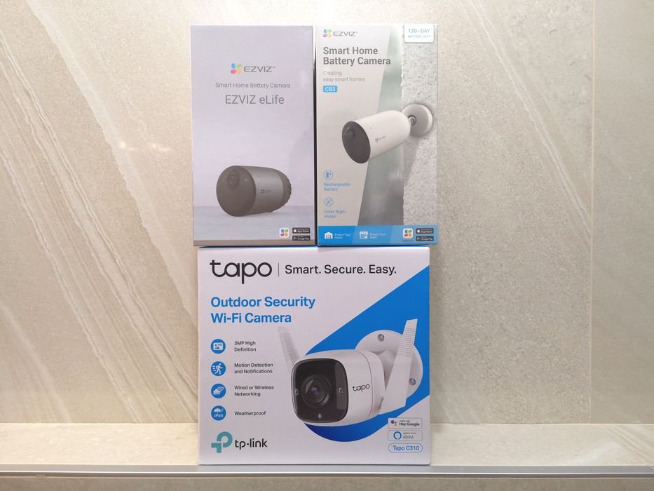 Câmaras vigilância Tapo / Ezviz - Wi-Fi (novas)